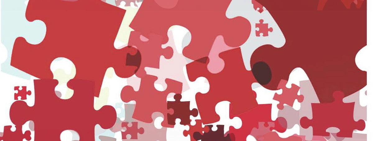 Red Puzzle Pieces